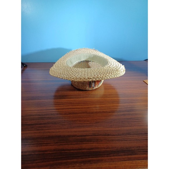 Firethorn Natural Straw Hat Multicolor Braided Ribbon Tassel - Picture 15 of 16